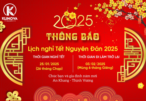 LỊCH NGHỈ TẾT NGUYÊN ĐÁN 2025